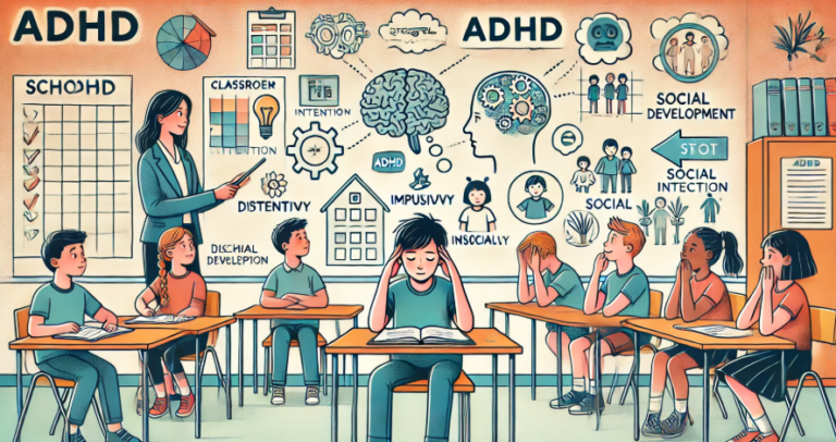 How ADHD Impacts Social Development in School-Aged Children